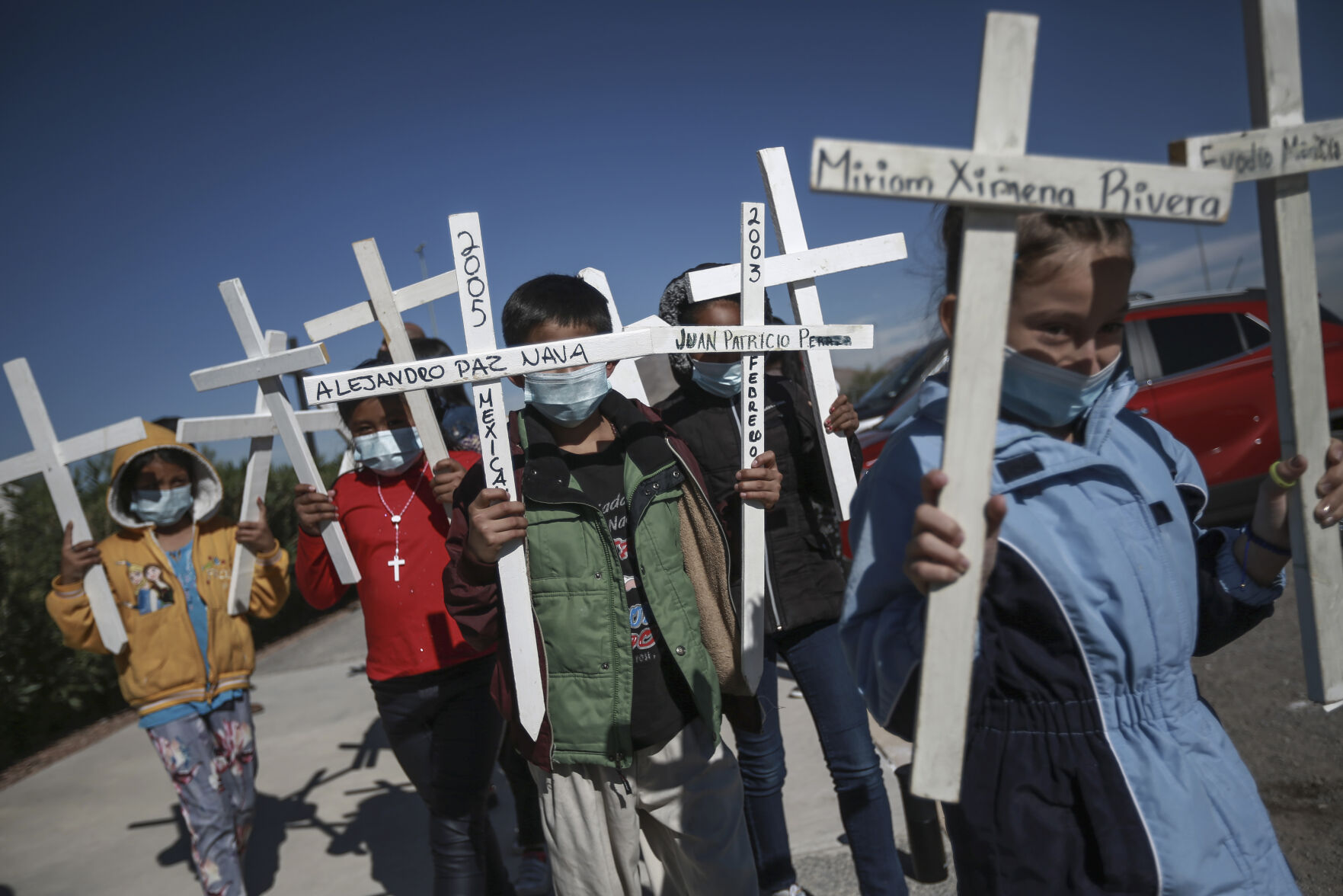 APTOPIX Mexico Migrant Mass